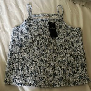 Abercrombie Kids Floral Spaghetti Strap Top